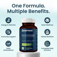 Swarneo Multivitamin with Ashwagandha, Ginseng & CoQ10