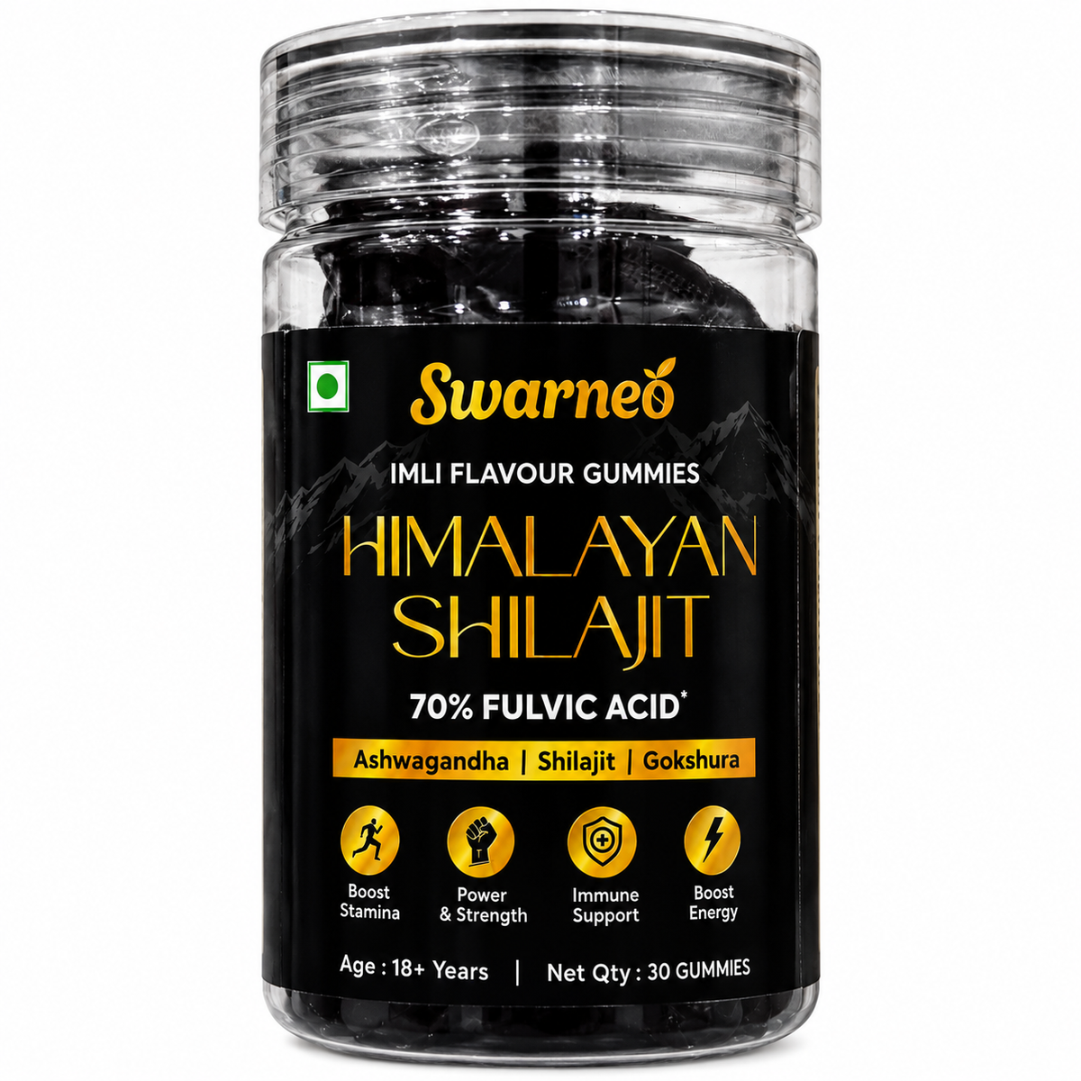 Swarneo Himalayan Shilajit Gummies (100% Natural)