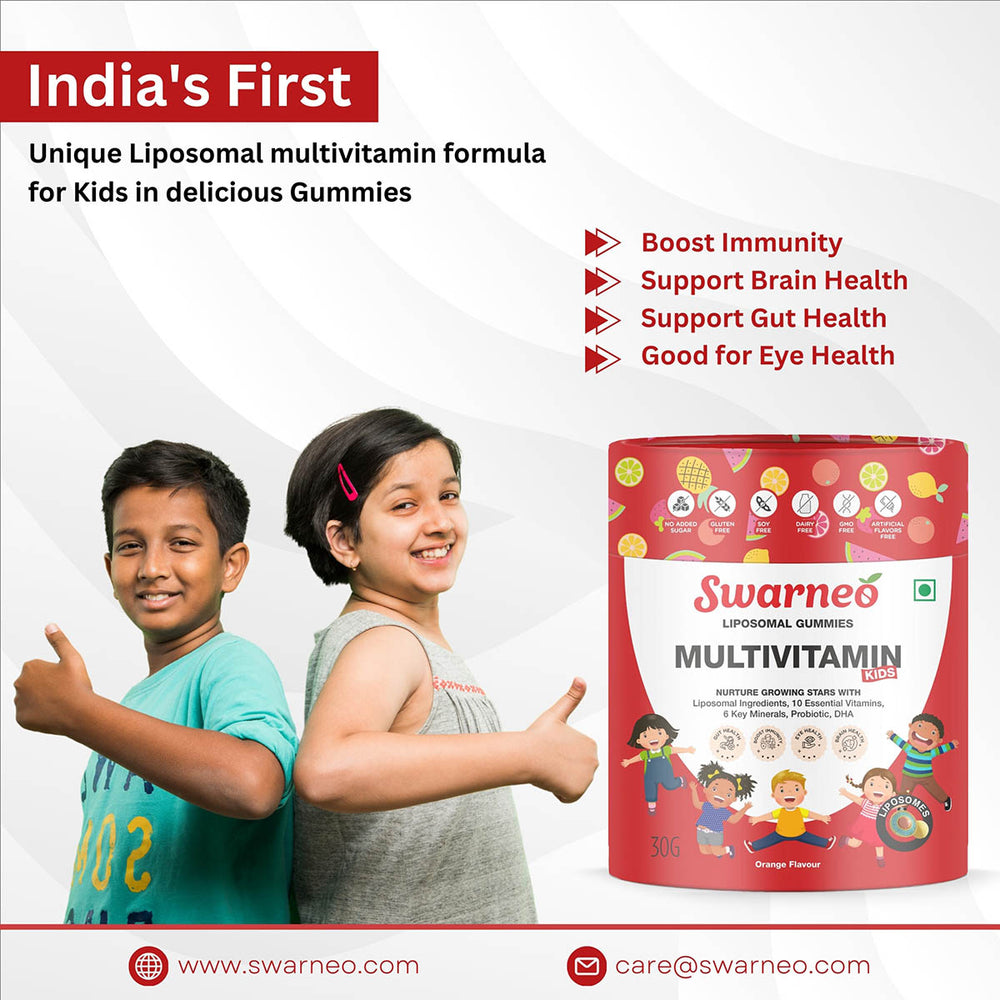 Swarneo Kids Multivitamin Liposomal Gummies