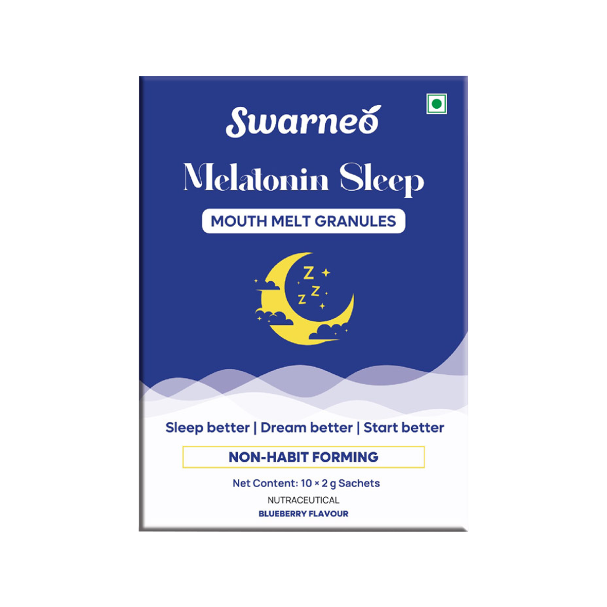 Swarneo Melatonin 10Mg Mouth Melts Granules
