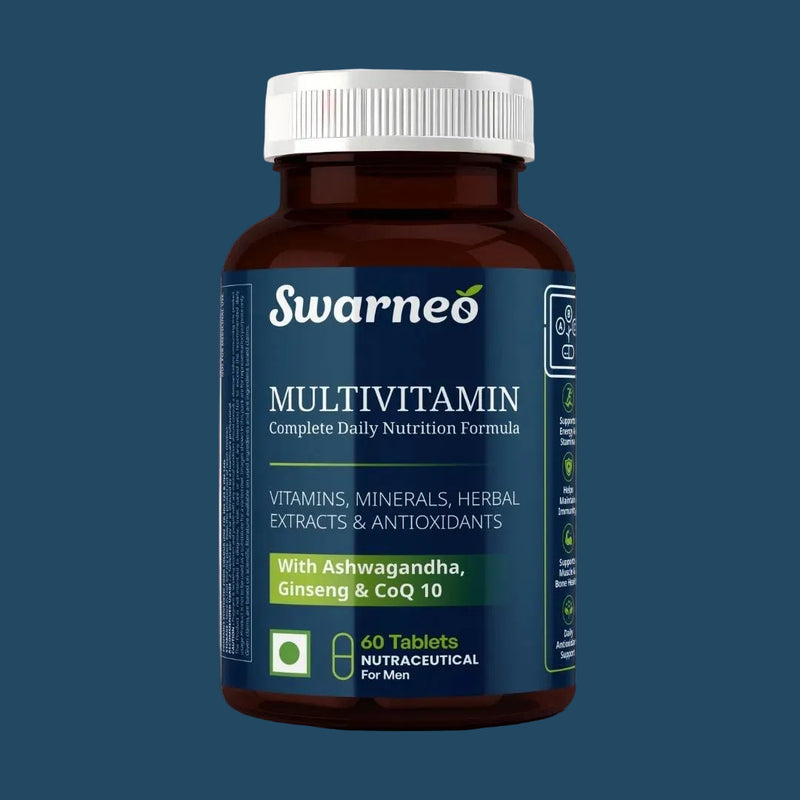 Swarneo Multivitamin with Ashwagandha, Ginseng & CoQ10