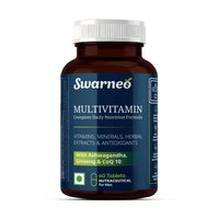 Swarneo Multivitamin with Ashwagandha, Ginseng & CoQ10