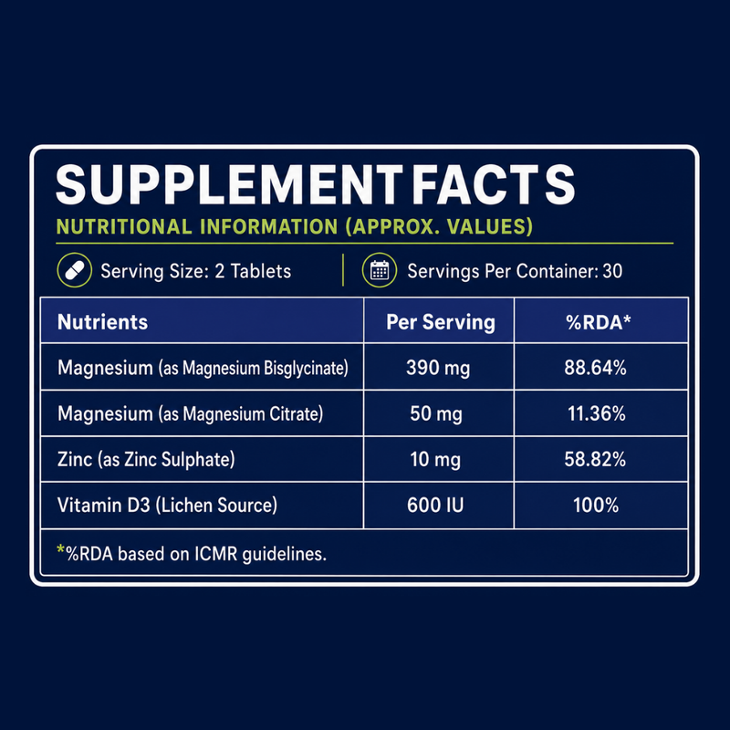 Swarneo Magnesium Complex with Glycinate