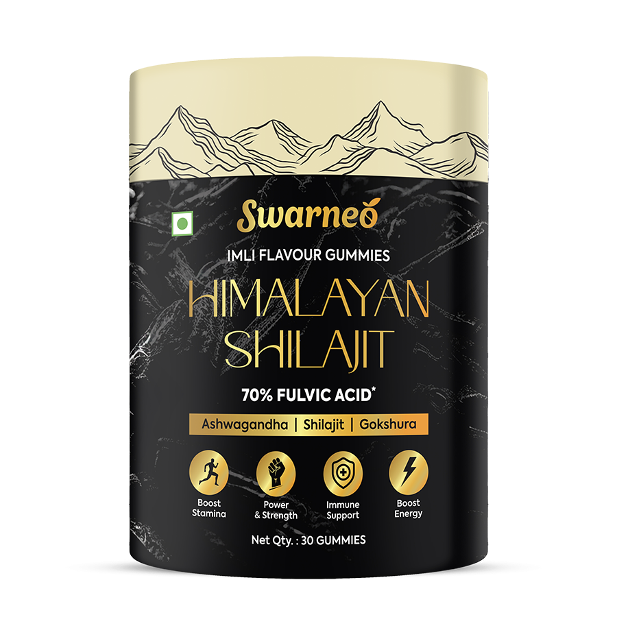 Swarneo Himalayan Shilajit Gummies (100% Natural)