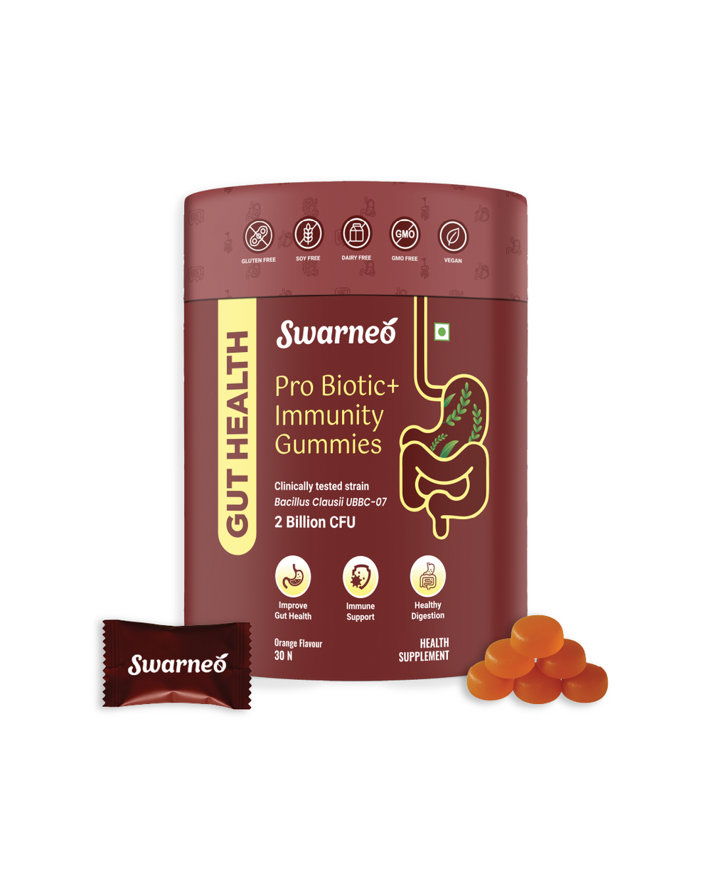 Swarneo Pro Biotic + Immunity Gummies