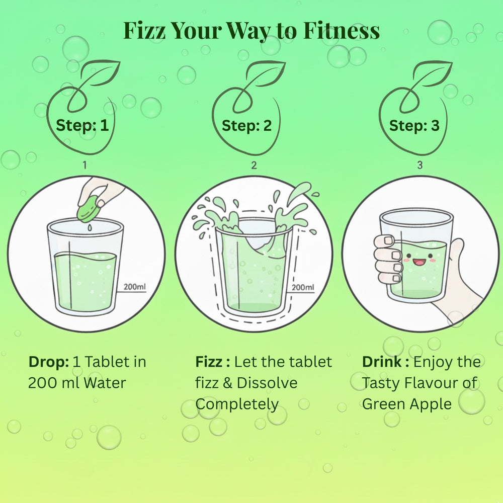 Swarneo Apple Cider Vinegar 750 Mg Effervescent Tablet