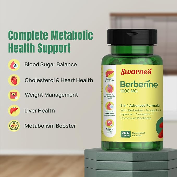 Swarneo Berberine 1000mg Capsule