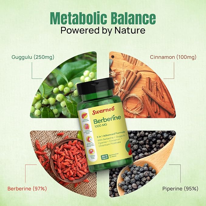 Swarneo Berberine 1000mg Capsule