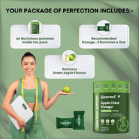 Swarneo Apple Cider Vinegar 750 MG Gummies