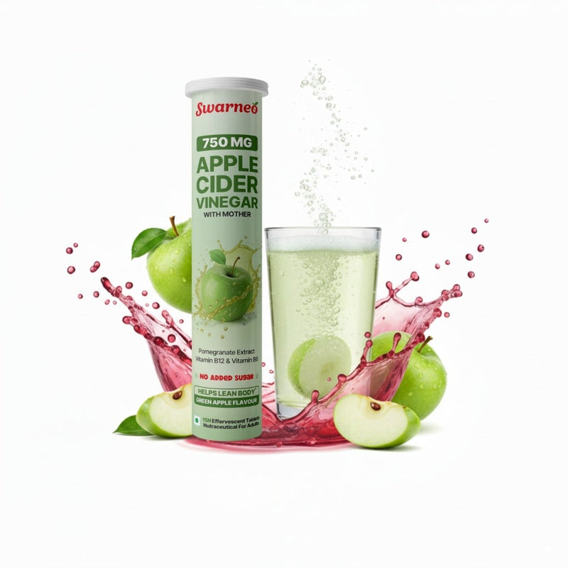 Swarneo Apple Cider Vinegar 750 Mg Effervescent Tablet - Swarneo