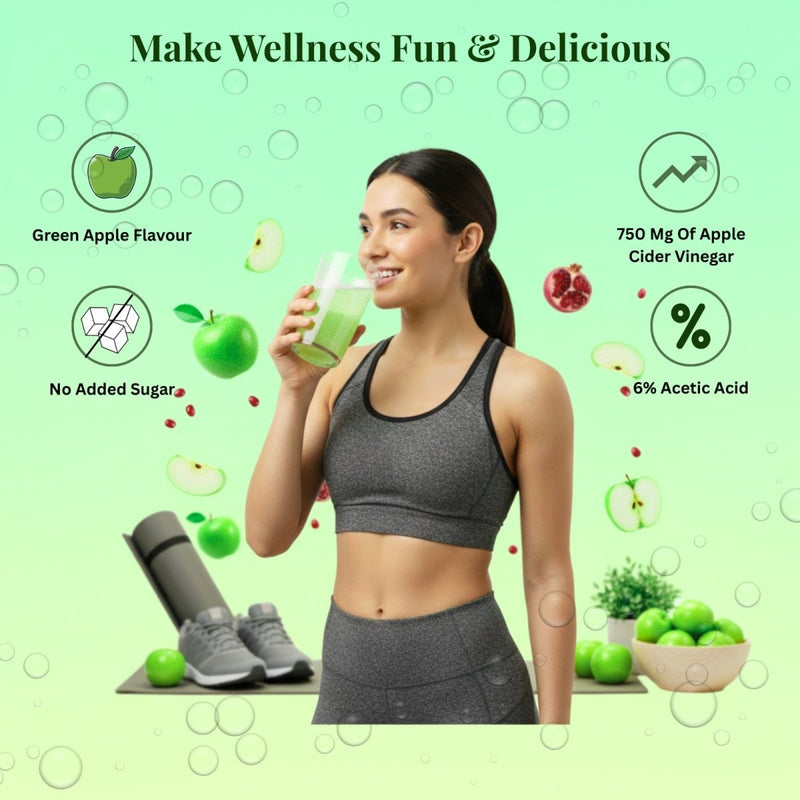 Swarneo Apple Cider Vinegar 750 Mg Effervescent Tablet - Swarneo
