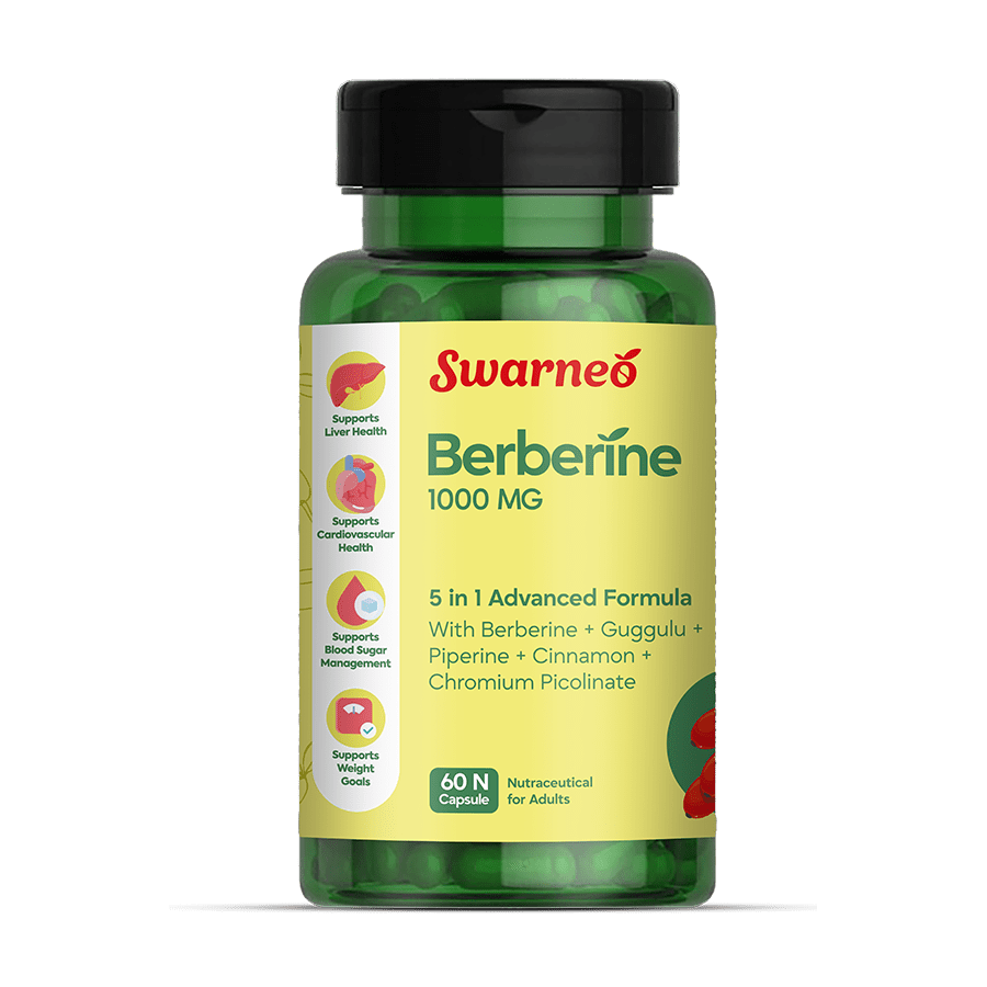 Swarneo Berberine 1000mg Capsule - Swarneo