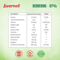 Swarneo Berberine 1000mg Capsule - Swarneo
