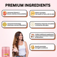 Swarneo Hair, Skin & Nails Liposomal Gummies - Swarneo