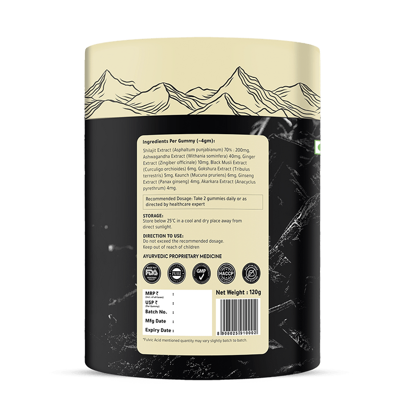 Swarneo Himalayan Shilajit Gummies (100% Natural) - Swarneo