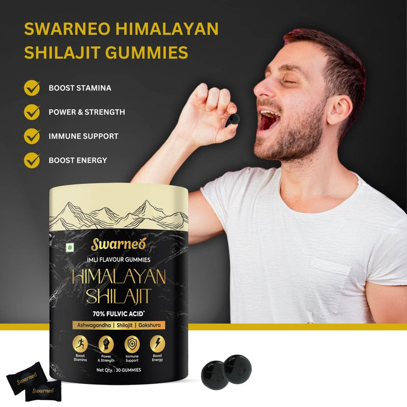 Swarneo Himalayan Shilajit Gummies (100% Natural) - Swarneo