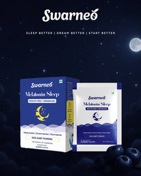 Swarneo Melatonin 10Mg Mouth Melts Granules - Swarneo