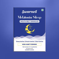 Swarneo Melatonin 10Mg Mouth Melts Granules - Swarneo