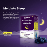 Swarneo Melatonin 5Mg Mouth Melts Granules - Swarneo