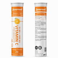 Swarneo Vitamin C 1000mg & Zinc 35mg Effervescent Tablets – Orange Flavour - Swarneo