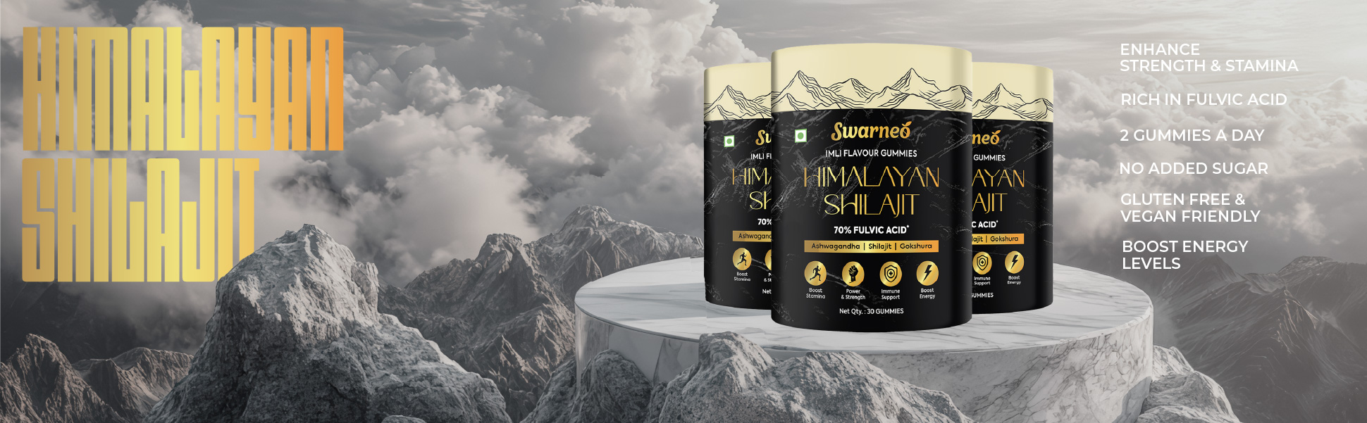 Swarneo Shilajit Gummiess