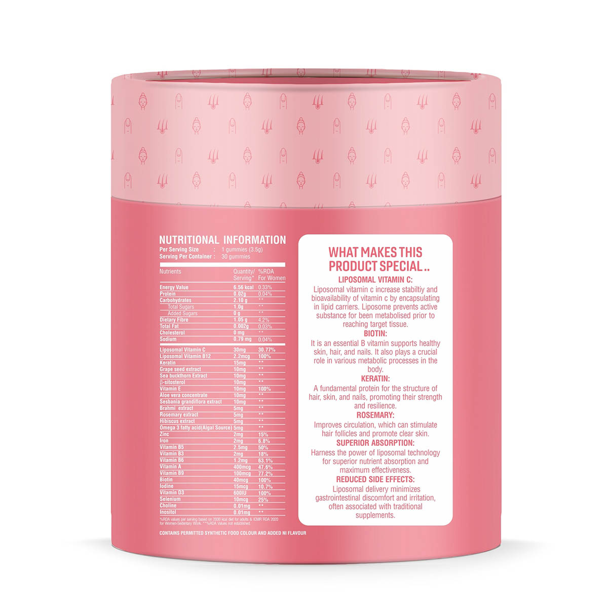 Swarneo Hair, Skin & Nails Liposomal Gummies - Image 2