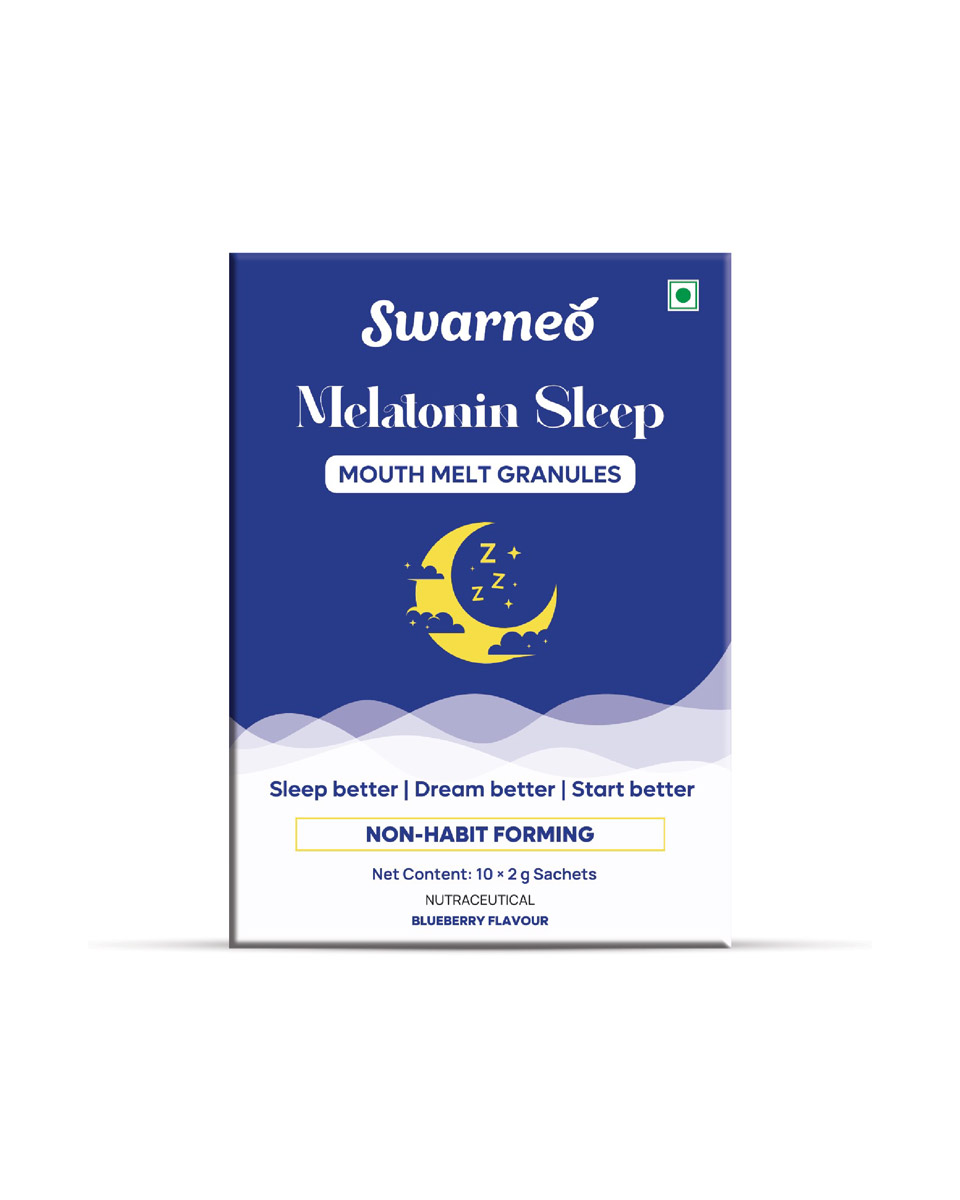 Swarneo Melatonin 10Mg Mouth Melts Granules